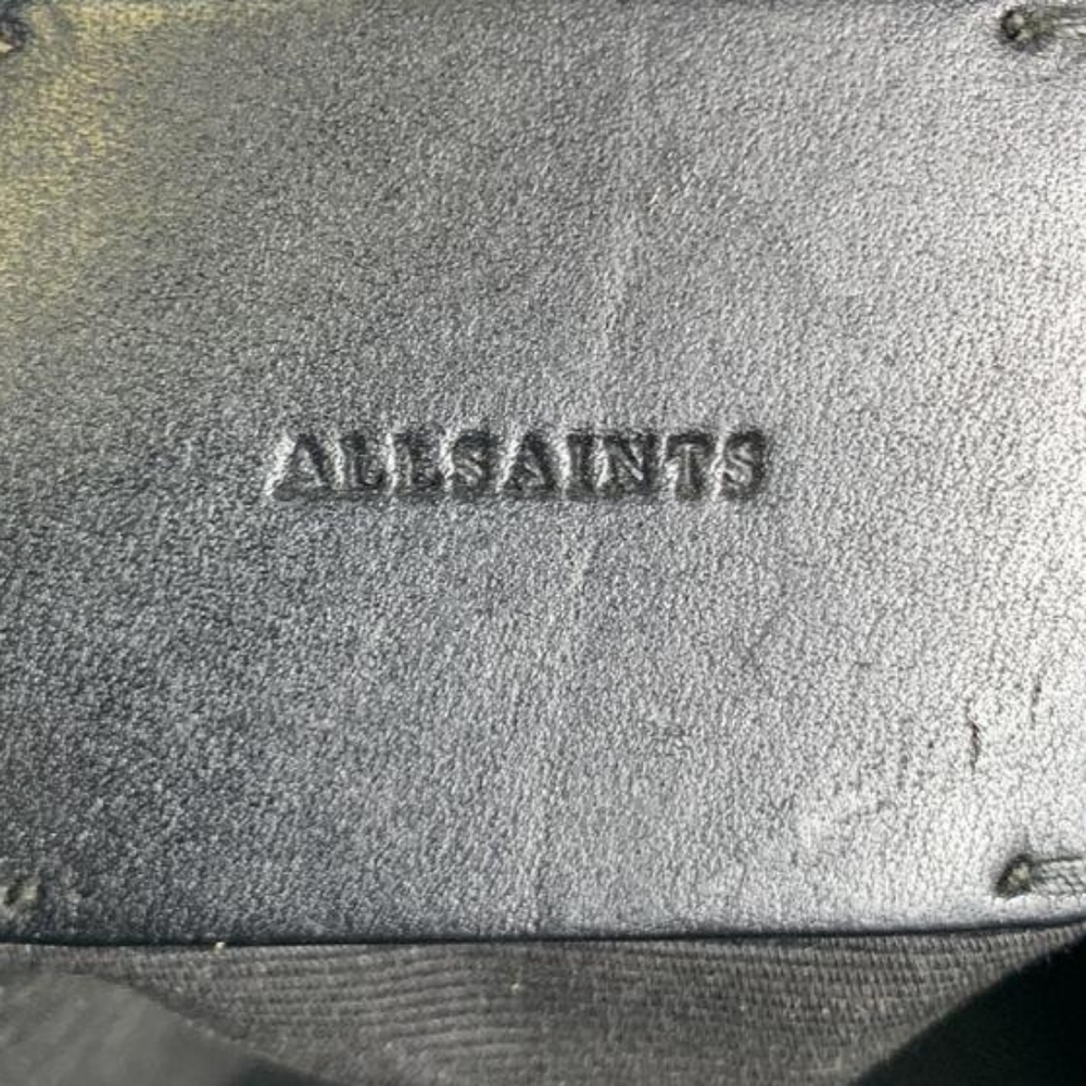 ALL SAINTS LEATHER TOTE BAG - OLIVE GREEN - Picture 4 of 7